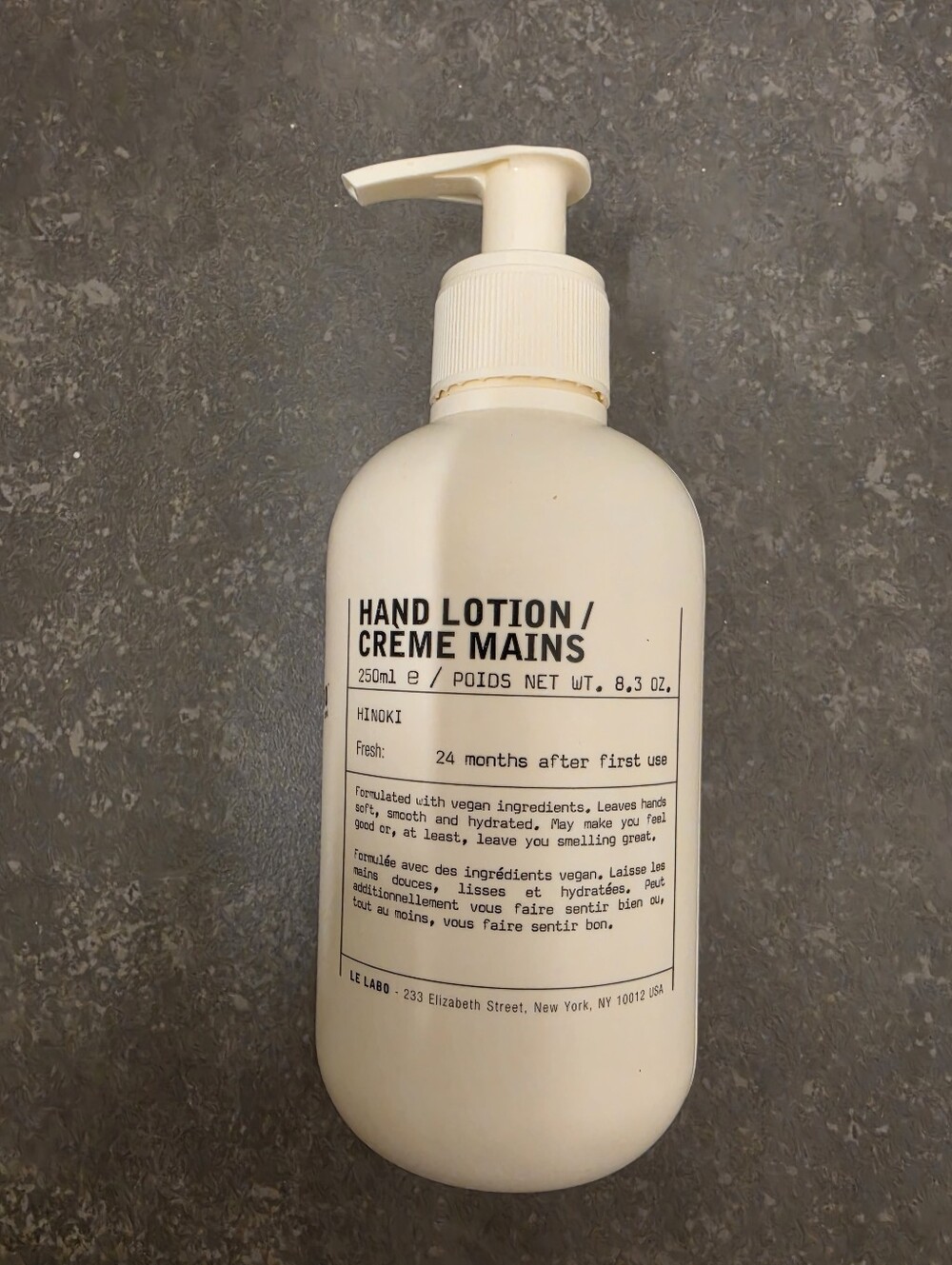 Le Labo Hinoki Hand Lotion